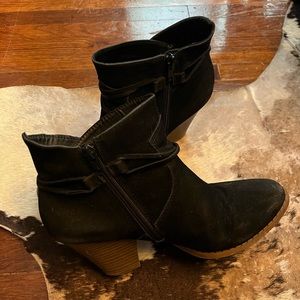 Black ankle boots